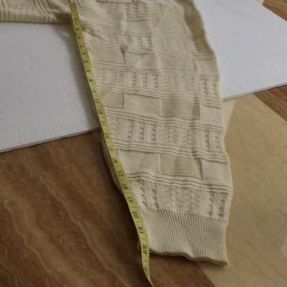 Giorgiolini made in Italy Knit Pullover size XXL cream  long sleeve NWOT.   #369 - Picture 6 of 6